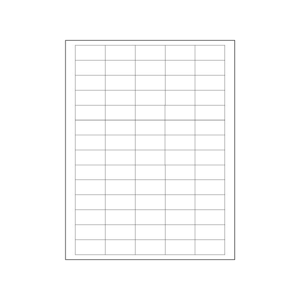 Bsc Preferred 1-1/2 x 3/4'' White Rectangle Laser Labels, 7000PK BUY00030104 - main